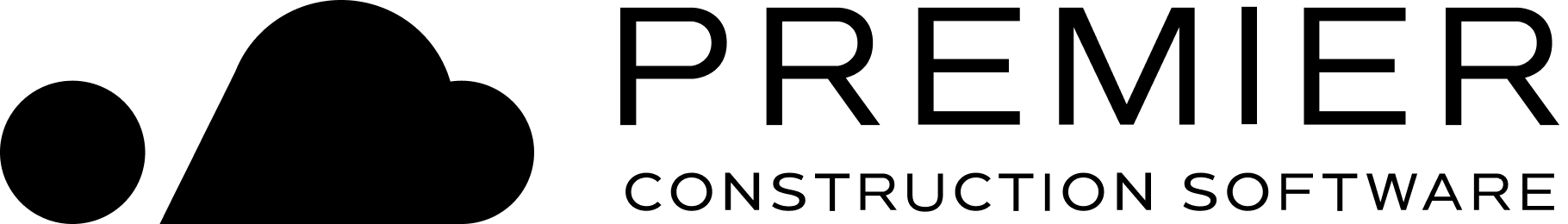BLACK Logo Premier + Construction Software Horizontal BLACK Logo Premier + Construction Software Horizontal
