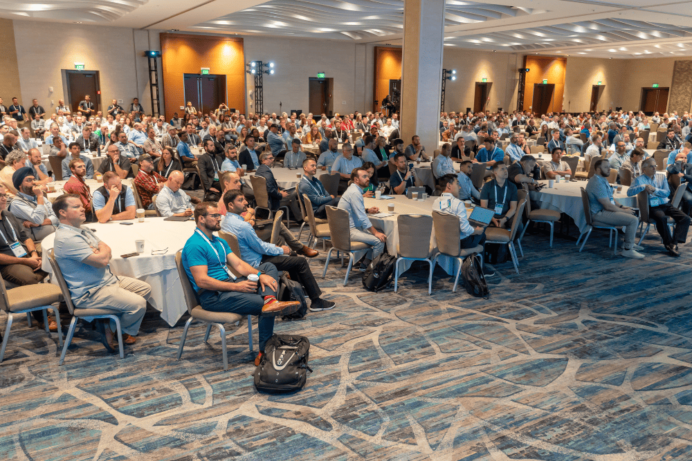 An image of the audience from one of our recent conferences