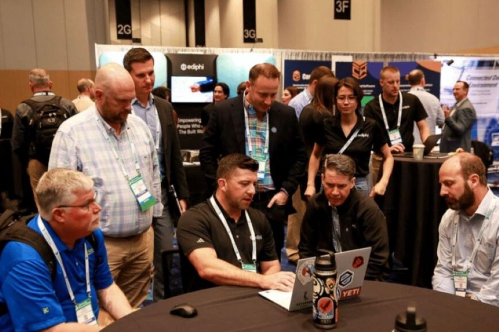 Construction technology leaders explore practical AI implementation strategies during the AI Transformation Focus Day at Advancing Construction Technology 2026.